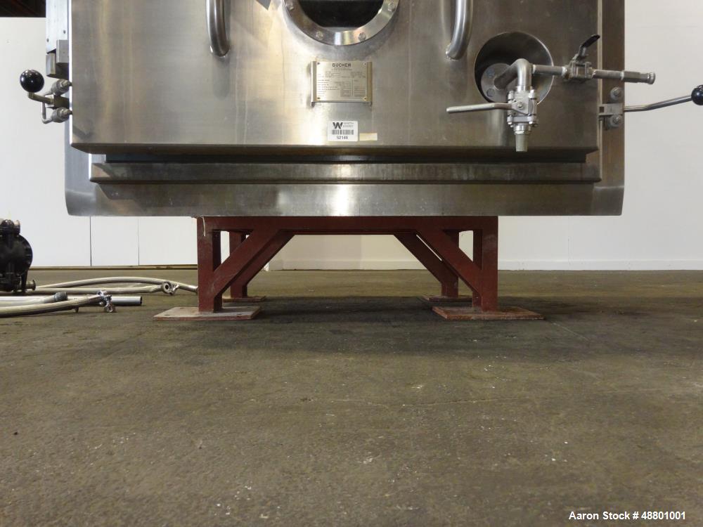Used Bucher Guyer Vacuum Shelf Dryer, Type VTS E1 3m2