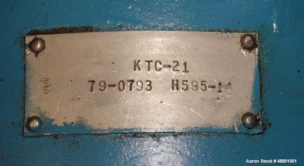 Used Bucher Guyer Vacuum Shelf Dryer, Type VTS E1 3m2