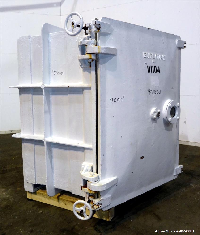 Used- Buflovak Vacuum Shelf Dryer, Approximately 196 Square Feet.