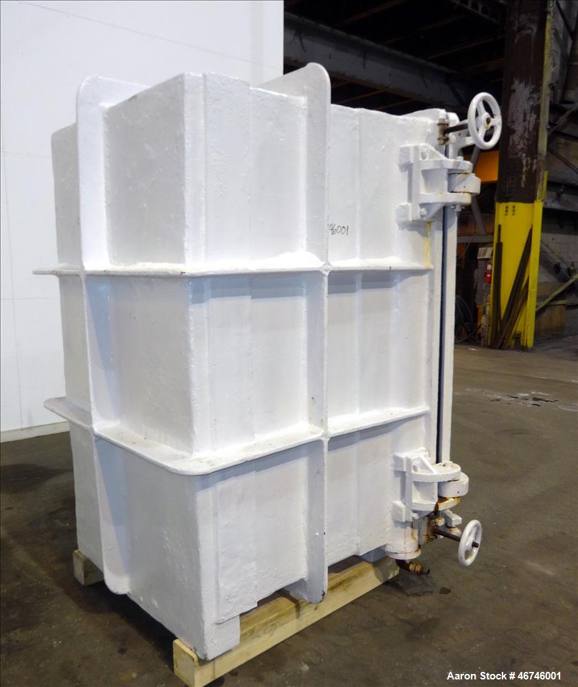Used Buflovak Vacuum Shelf Dryer, Approximately 196 Square Feet.