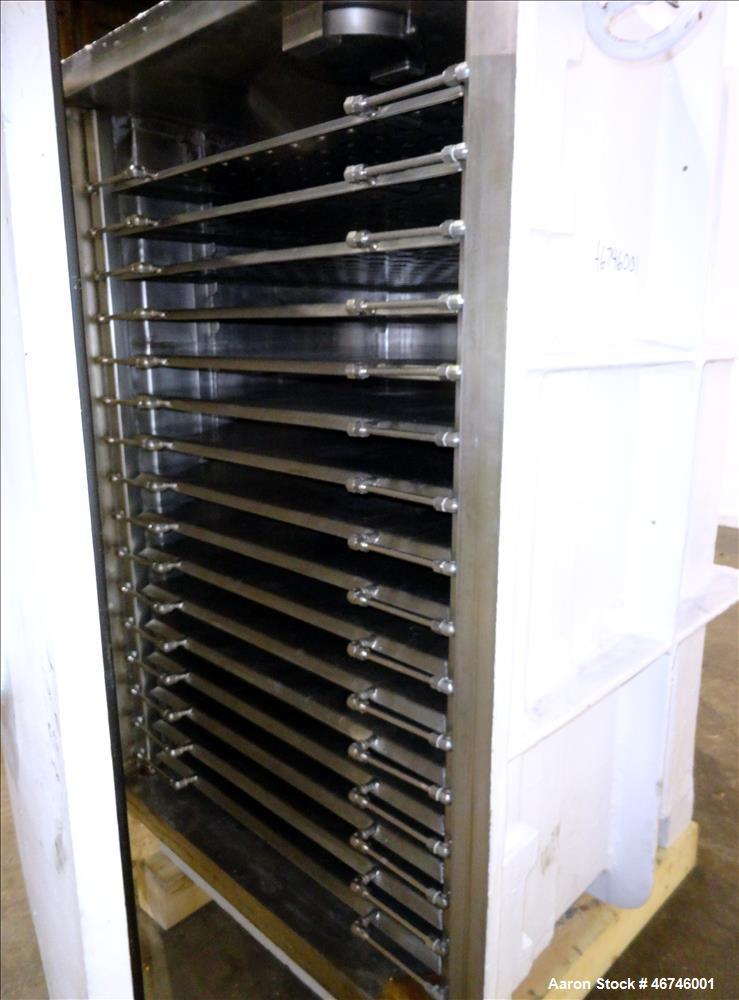 Used Buflovak Vacuum Shelf Dryer, Approximately 196 Square Feet.