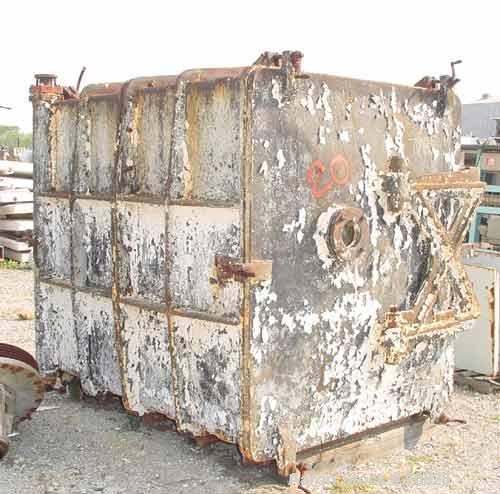 USED: Devine No 28 vacuum shelf dryer, 613 sq ft, cast iron body.Chamber 60" wide x 69" high x 84" deep, rated full vacuum. 10 shelves59" wide x 78-3/4" deep, rated approx 30 psi. 2-5/16" spacing bet...