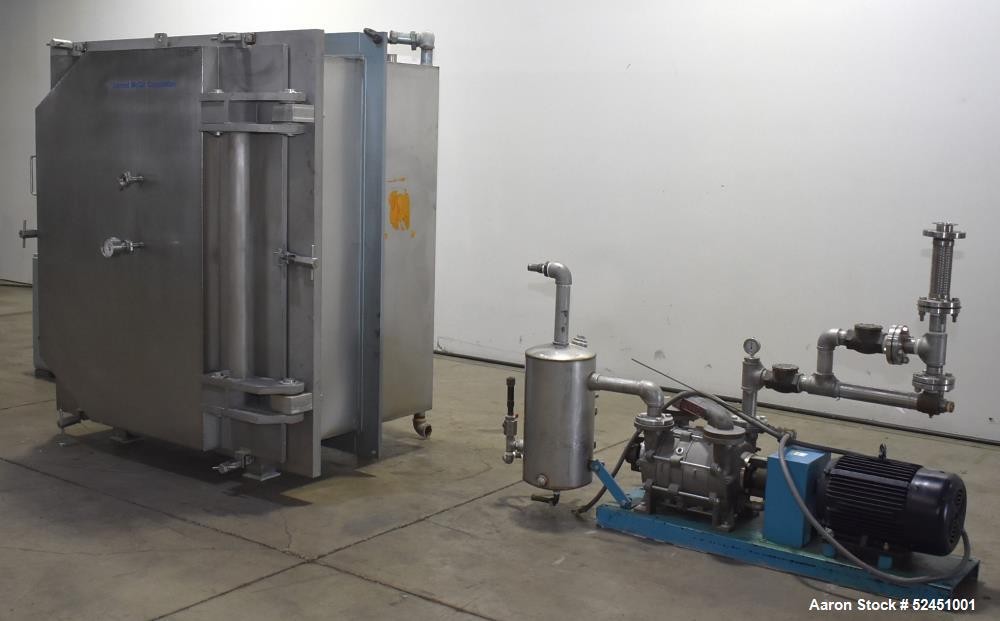 Pre-Owned United McGill Vacuum Shelf Dryer – 18 Shelves, Full Vacuum