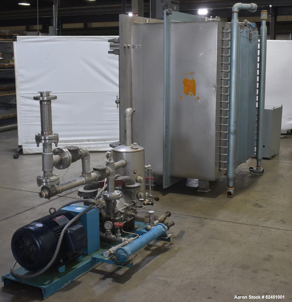 Pre-Owned United McGill Vacuum Shelf Dryer – 18 Shelves, Full Vacuum