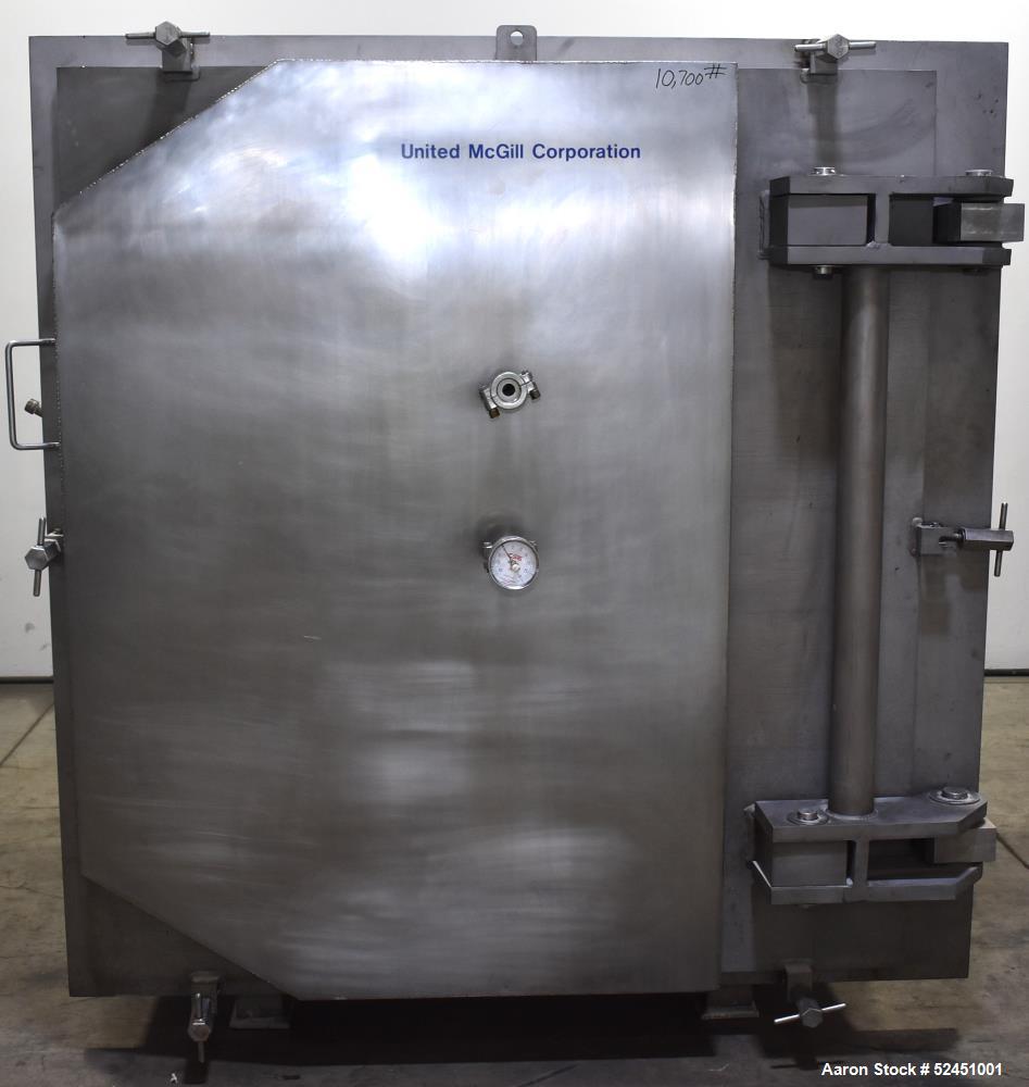 Pre-Owned United McGill Vacuum Shelf Dryer – 18 Shelves, Full Vacuum