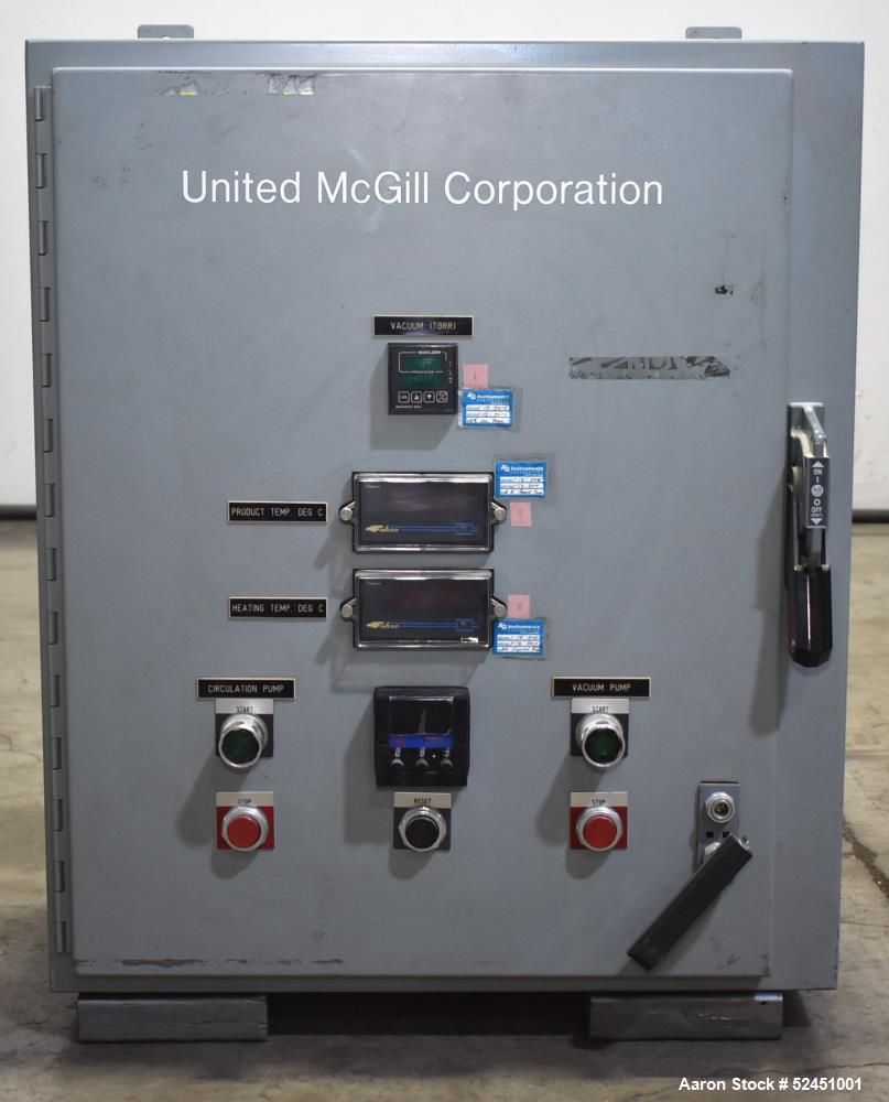 Pre-Owned United McGill Vacuum Shelf Dryer – 18 Shelves, Full Vacuum