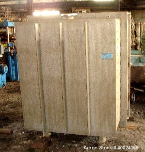 Used United McGill Vacuum Shelf Dryer. Model 11F.  Approximately 224.40 square feet. Chamber 60" wide x 69" tall x 47" deep. (15) 316 stainless steel shelves (14 usable) coated with "plasite" phenoli...