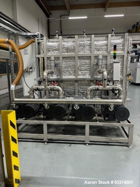 Unused Diener Vacuum Shelf Dryer – Nano-AL-PCCI | 445 Sq. Ft. | Full Vacuum | Stainless Contact | Pumps & Control | 2020