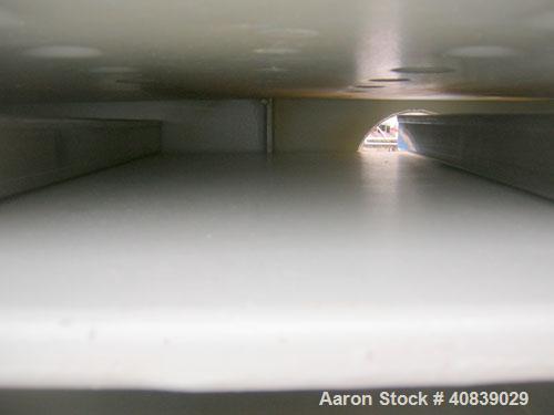 Used Stokes Vacuum Shelf Dryer, Model 138-H, Approximately 97.6 Square Feet, Carbon Steel. (8) 44" Wide x 40" deep x 1" thick jacketed shelves, 4" spacing between shelves. Jacket and shelves rated 50...