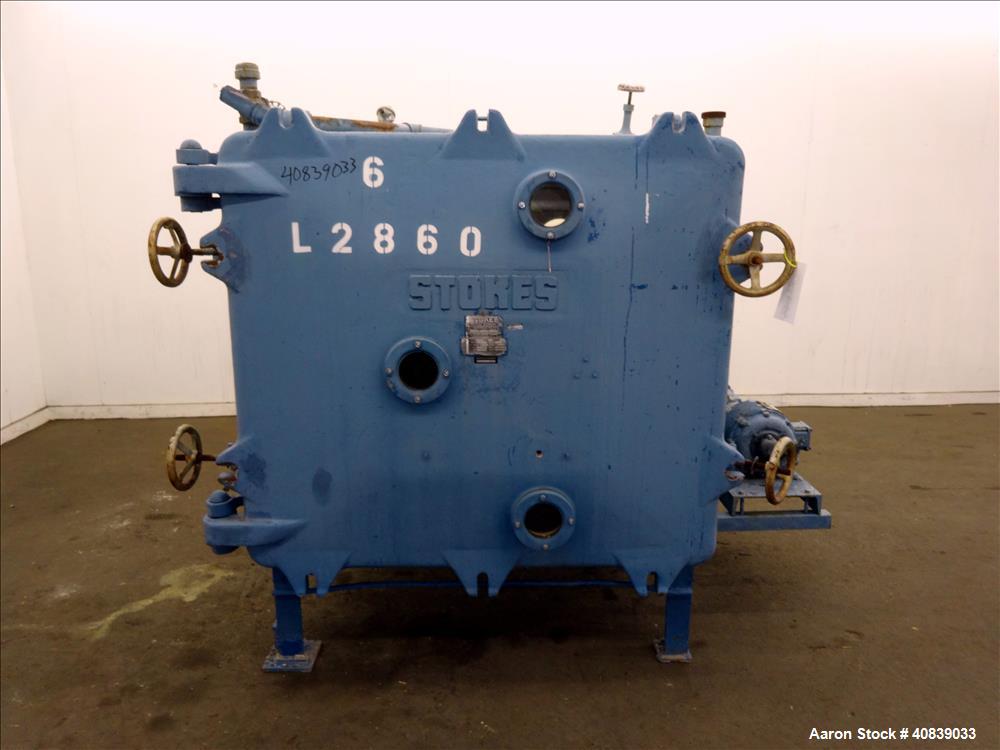Used Stokes Vacuum Shelf Dryer, Model 138-H