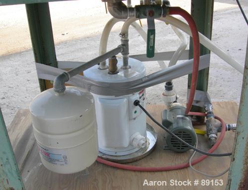 USED: Stokes vacuum shelf dryer, model 338-B-2, 8 square feet, 304 stainless steel. (3) 24" wide x 24" deep x 1" thick shelves, (2) usable, rated 50 psi with FV at 650 deg F. 7.6" spacing between she...