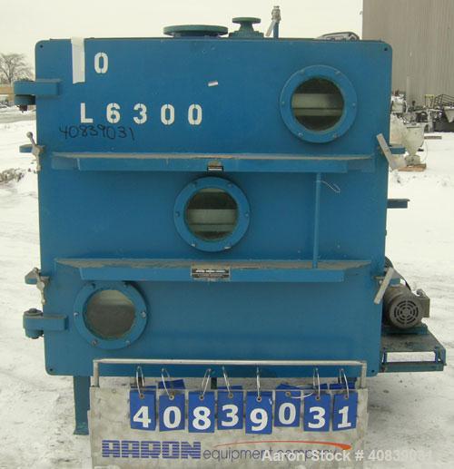 Used Stokes Vacuum Shelf Dryer, Model 338-H, Approximately 73.3 Square Feet, Carbon Steel. (6) 44" Wide x 40" deep x 1" thick jacketed shelves, (5) 304 stainless steel. 5-1/2" spacing between shelves...