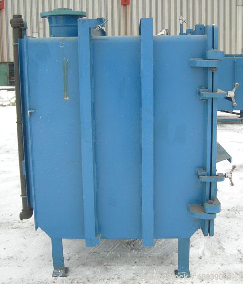 Used Stokes Vacuum Shelf Dryer, Model 338-H, Approximately 73.3 Square Feet, Carbon Steel. (6) 44" Wide x 40" deep x 1" thick jacketed shelves, (5) 304 stainless steel. 5-1/2" spacing between shelves...