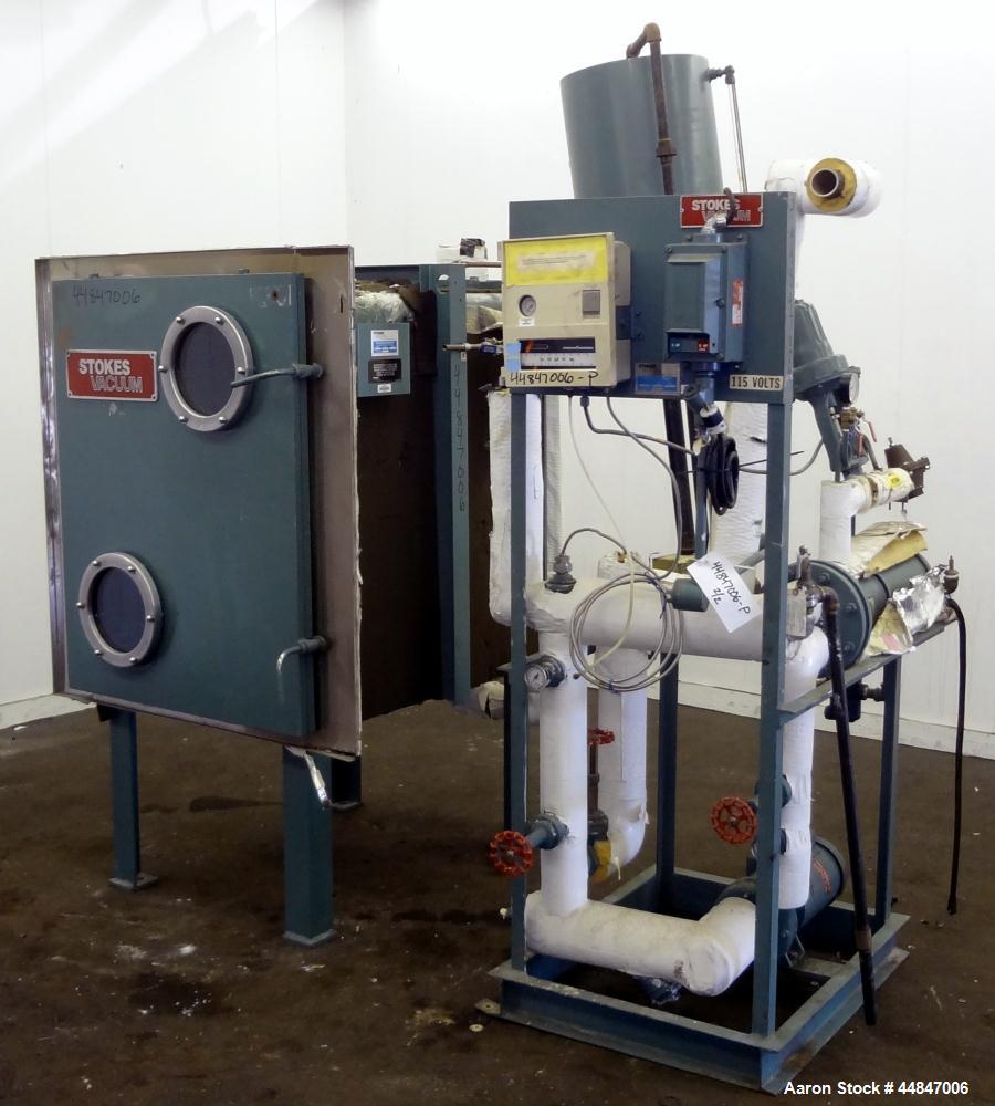 Used Carbon Steel Stokes Vacuum Shelf Dryer, Model 338F-4