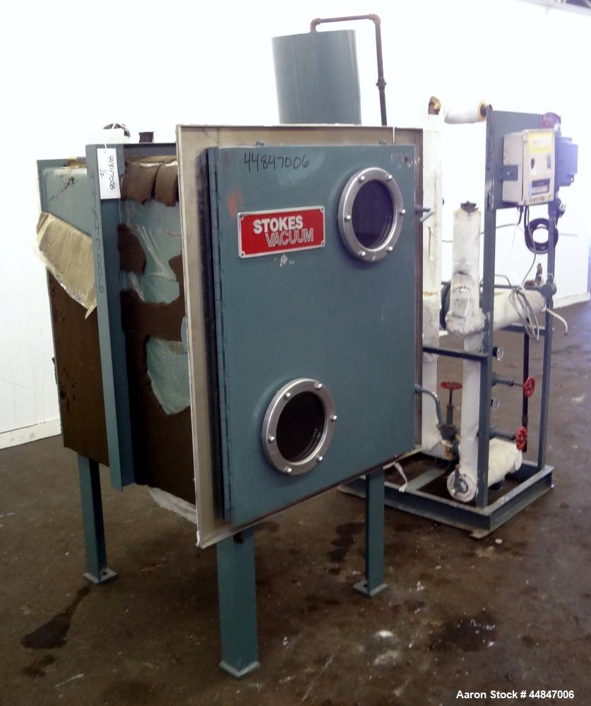 Used Carbon Steel Stokes Vacuum Shelf Dryer, Model 338F-4