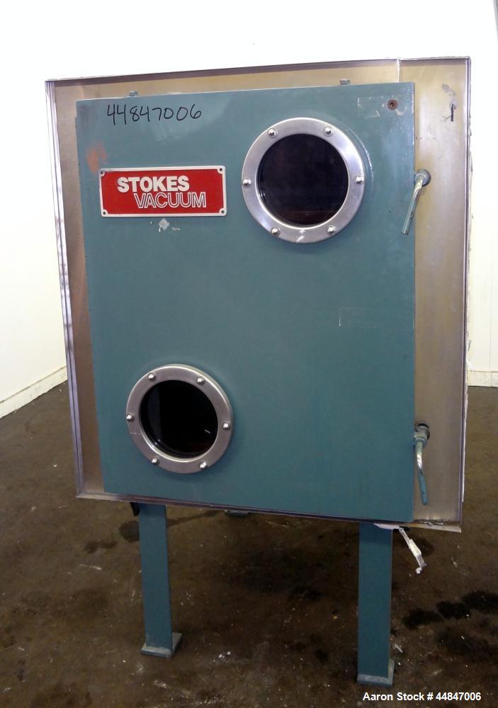 Used Carbon Steel Stokes Vacuum Shelf Dryer, Model 338F-4