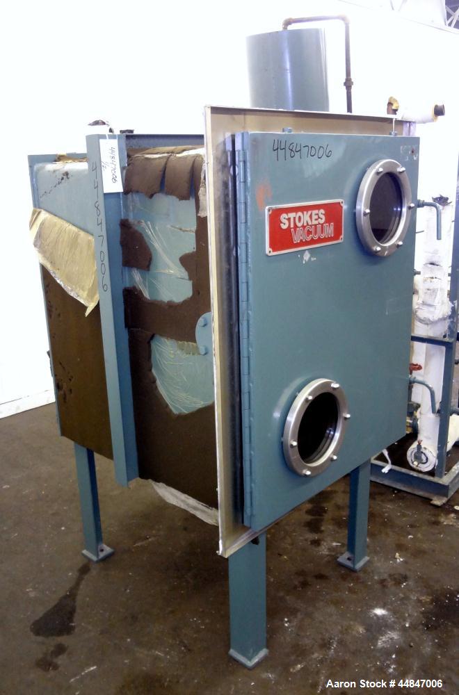 Used Carbon Steel Stokes Vacuum Shelf Dryer, Model 338F-4
