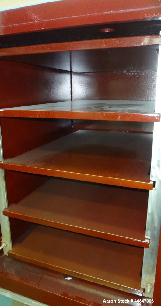 Used Carbon Steel Stokes Vacuum Shelf Dryer, Model 338F-4