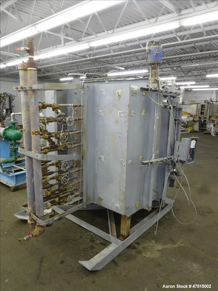 Used Stokes Vacuum Shelf Dryer, Model 338H-8, 97.8 Square Feet, Carbon Steel.