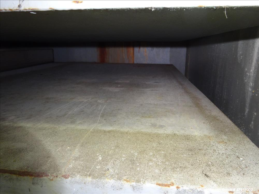 Used Stokes Vacuum Shelf Dryer, Model 338H-8, 97.8 Square Feet, Carbon Steel.