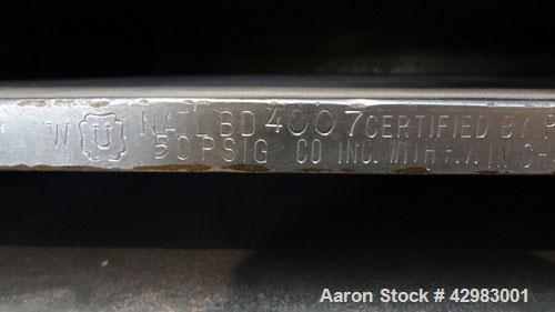 Used Stokes Vacuum Shelf Dryer, Model 338J-22. Approximately 268.8 square feet shelf area, 304 stainless steel. (22) 44" wide x 40" deep x 3/4" thick 304 stainless steel shelves, rated 50 psi at 650 ...