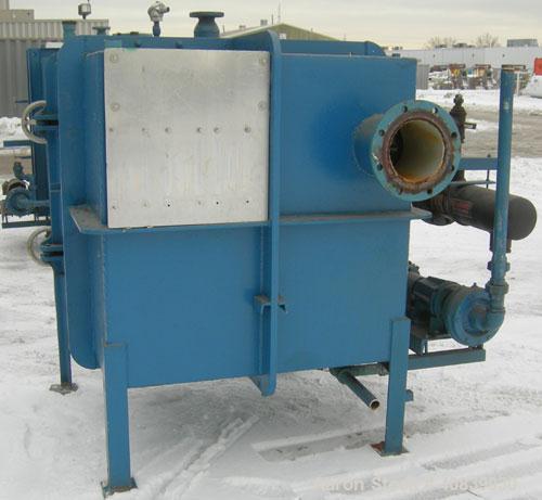 Used Stokes Vacuum Shelf Dryer, Approximately 109.8 Square Feet, Carbon Steel. (9) 44" Wide x 40" deep x 1/2" thick jacketed shelves, 3-3/4" spacing between shelves. Shelves rated 50 psi. Chamber app...