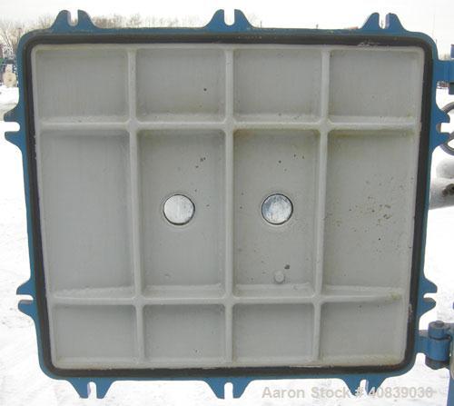 Used Stokes Vacuum Shelf Dryer, Approximately 109.8 Square Feet, Carbon Steel. (9) 44" Wide x 40" deep x 1/2" thick jacketed shelves, 3-3/4" spacing between shelves. Shelves rated 50 psi. Chamber app...