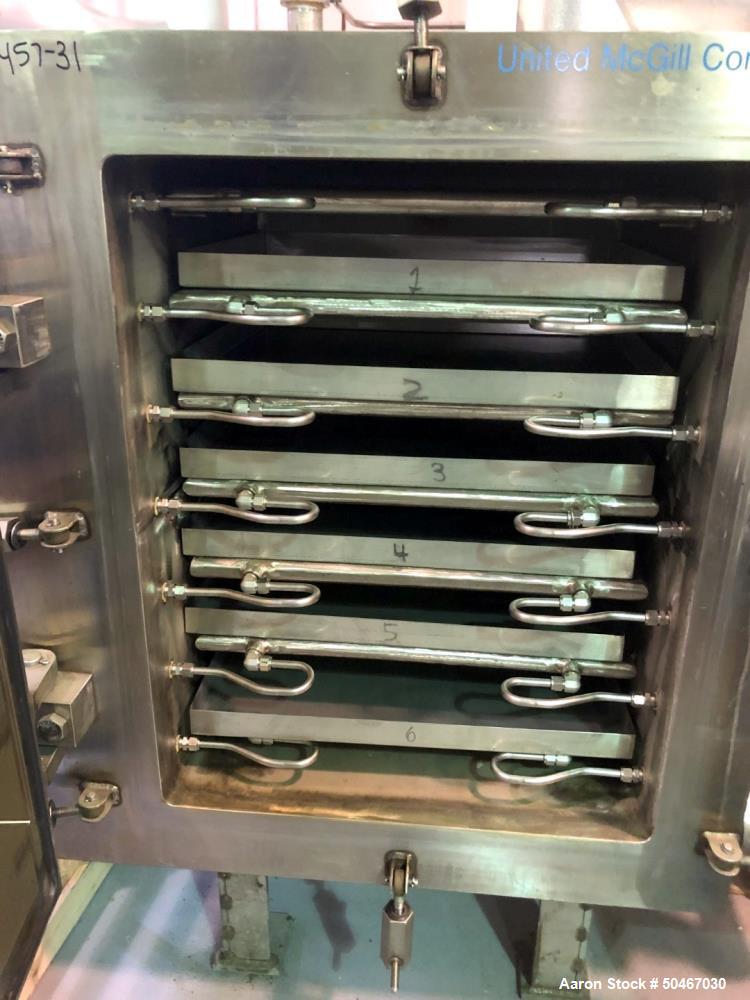 Used United McGill Vacuum Shelf Dryer, Model 3B-6