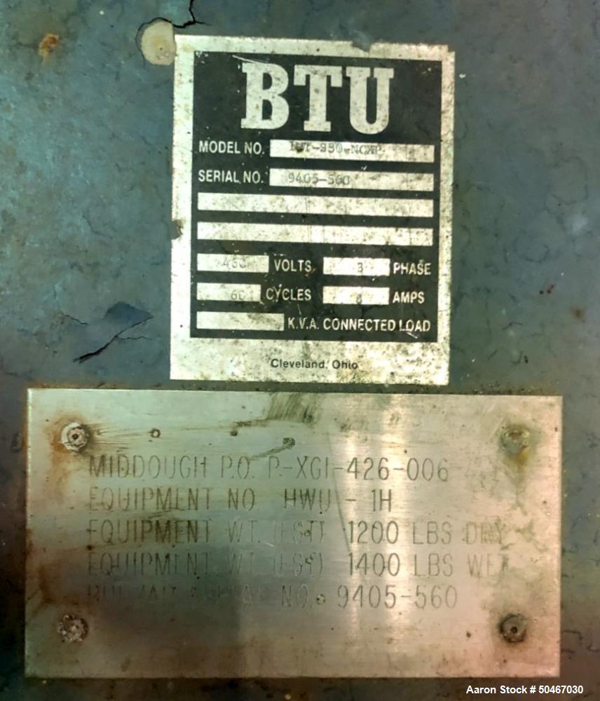Used United McGill Vacuum Shelf Dryer, Model 3B-6
