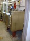 Used Steri Tech Bucher Vacuum Shelf Dryer, Type VTS E13M2, 3 square meter (30 square feet), 316L stainless steel. Halar lined chamber, shelves and door, (4) 41.75