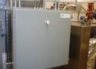 Used Steri Tech Bucher Vacuum Shelf Dryer, Type VTS E13M2, 3 square meter (30 square feet), 316L stainless steel. Halar lined chamber, shelves and door, (4) 41.75