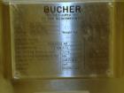 Used Steri Tech Bucher Vacuum Shelf Dryer, Type VTS E13M2, 3 square meter (30 square feet), 316L stainless steel. Halar lined chamber, shelves and door, (4) 41.75