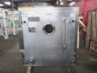 Used Bucher Vacuum Shelf Dryer, Model VTS8MT2. 8 Square meter (86 square feet) shelf area, Hastelloy C276 construction. Internal chamber rated -1/+ 9.5 bar (136.3 psi) at 150 degrees C. 304 Stainless...