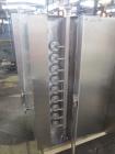 Used Bucher Vacuum Shelf Dryer, Model VTS8MT2. 8 Square meter (86 square feet) shelf area, Hastelloy C276 construction. Internal chamber rated -1/+ 9.5 bar (136.3 psi) at 150 degrees C. 304 Stainless...