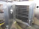 Used Bucher Vacuum Shelf Dryer, Model VTS8MT2. 8 Square meter (86 square feet) shelf area, Hastelloy C276 construction. Internal chamber rated -1/+ 9.5 bar (136.3 psi) at 150 degrees C. 304 Stainless...