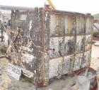 USED: Devine No 28 vacuum shelf dryer, 613 sq ft, cast iron body.Chamber 60