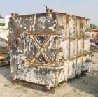 USED: Devine No 28 vacuum shelf dryer, 613 sq ft, cast iron body.Chamber 60