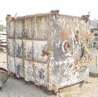 USED: Devine No 28 vacuum shelf dryer, 613 sq ft, cast iron body.Chamber 60