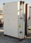 USED: Devine vacuum shelf dryer, approx 185 sq ft surface area, castaluminum. Unit has 17 heated shelves (16 usable) 42