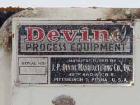 USED: Devine vacuum shelf dryer, approx 185 sq ft surface area, castaluminum. Unit has 17 heated shelves (16 usable) 42