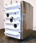 Used Hull Vacuum Shelf Dryer, Model 10GS20, Approximately 350 Square Feet. (19) 309 Stainless U stamped jacketed shelves 44
