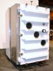 Used Hull Vacuum Shelf Dryer, Model 10GS20, Approximately 350 Square Feet. (19) 309 Stainless U stamped jacketed shelves 44
