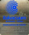 USED: Italvacuum vacuum shelf dryer, model EO2, approximately 9 square feet, 316 stainless steel. (4) 19-3/8