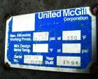 Used United McGill Vacuum Shelf Dryer. Model 11F.  Approximately 224.40 square feet. Chamber 60