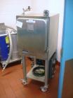 Used Stainless Steel Industries Vacuum Shelf Dryer, 7 square feet, model NO2911, stainless steel. Designed for (3) 18