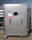 Used Pink Thermosysteme Gmbh Vacuum Tray Dryer, Approximate 110 Square Feet, Model VT-1100-950-1550-10, Stainless Steel. Chamber rated 4 Bar (60 PSI)/Full Vacuum. (9) 316L Trays approximate 43