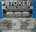 Used Stokes Vacuum Shelf Dryer, Model 138-H, Approximately 97.6 Square Feet, Carbon Steel.(8) 44