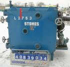 Used Stokes Vacuum Shelf Dryer, Model 138-H, Approximately 97.6 Square Feet, Carbon Steel. (8) 44