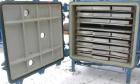 Used Stokes Vacuum Shelf Dryer, Model 138-H, Approximately 97.6 Square Feet, Carbon Steel. (8) 44