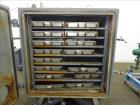 Used Stokes Vacuum Shelf Dryer, Model 338H-8, 97.8 Square Feet, Carbon Steel.